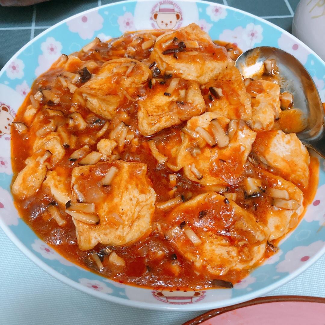 烧汁豆腐