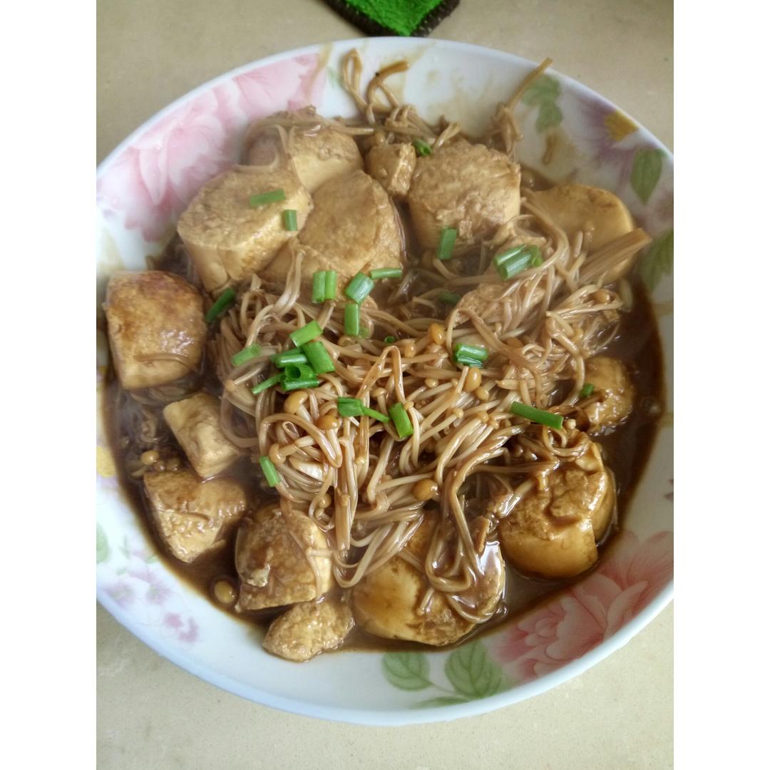 超级下饭菜--金针菇日本豆腐