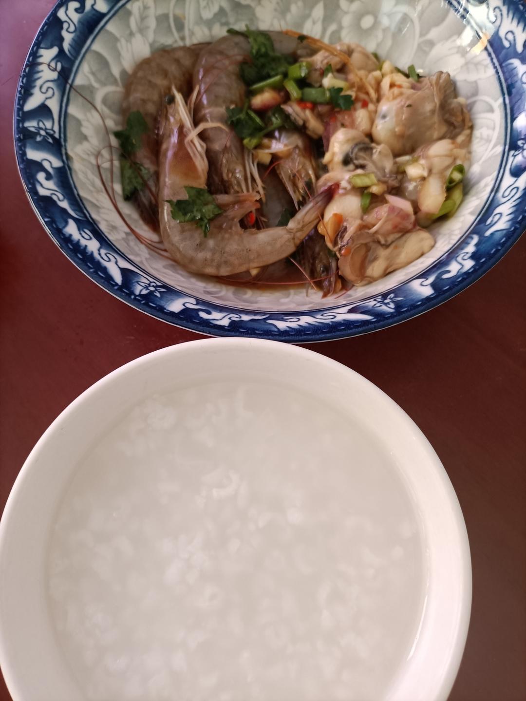潮汕生腌海鲜🦐（血蛤/虾/三文鱼）