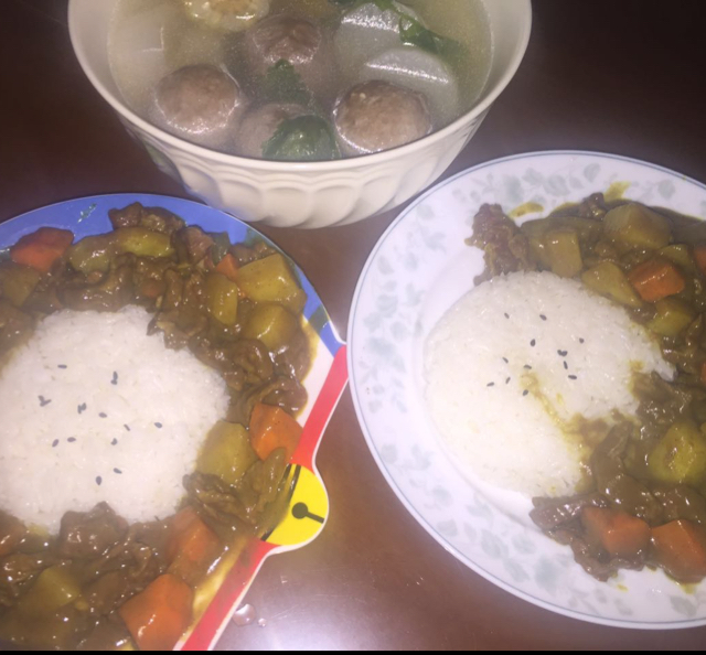 咖喱牛肉饭