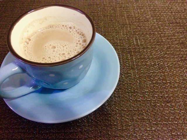 浓浓的锅煮奶茶
