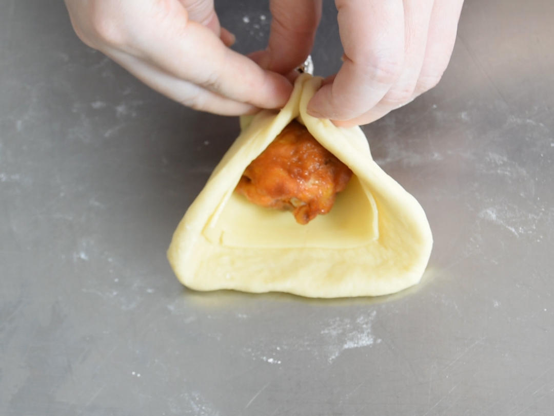 元气早餐｜真·鸡腿面包！芝士鸡腿面包，给你满满的动力与活力的做法 步骤12