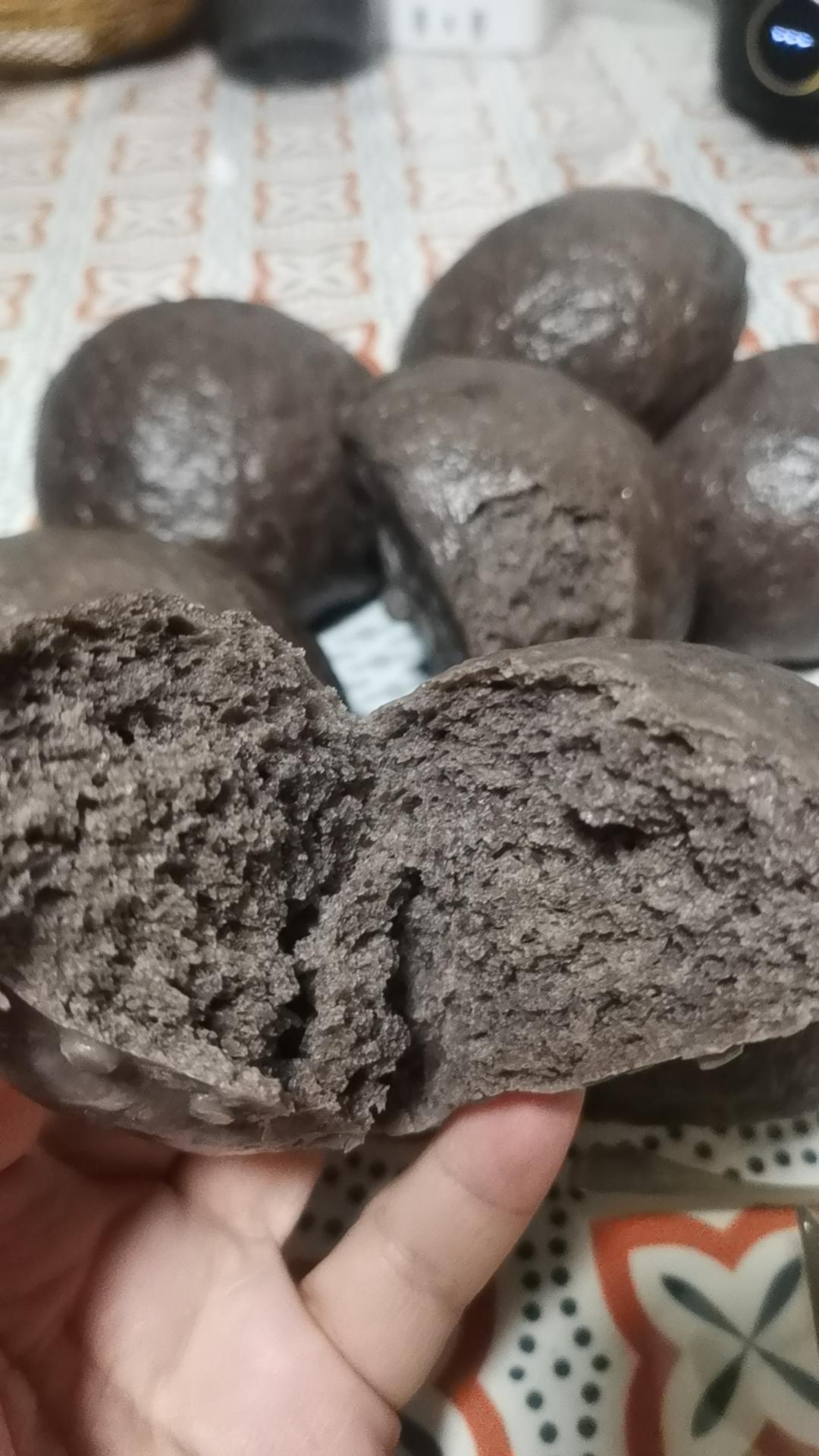 减脂黑馒头