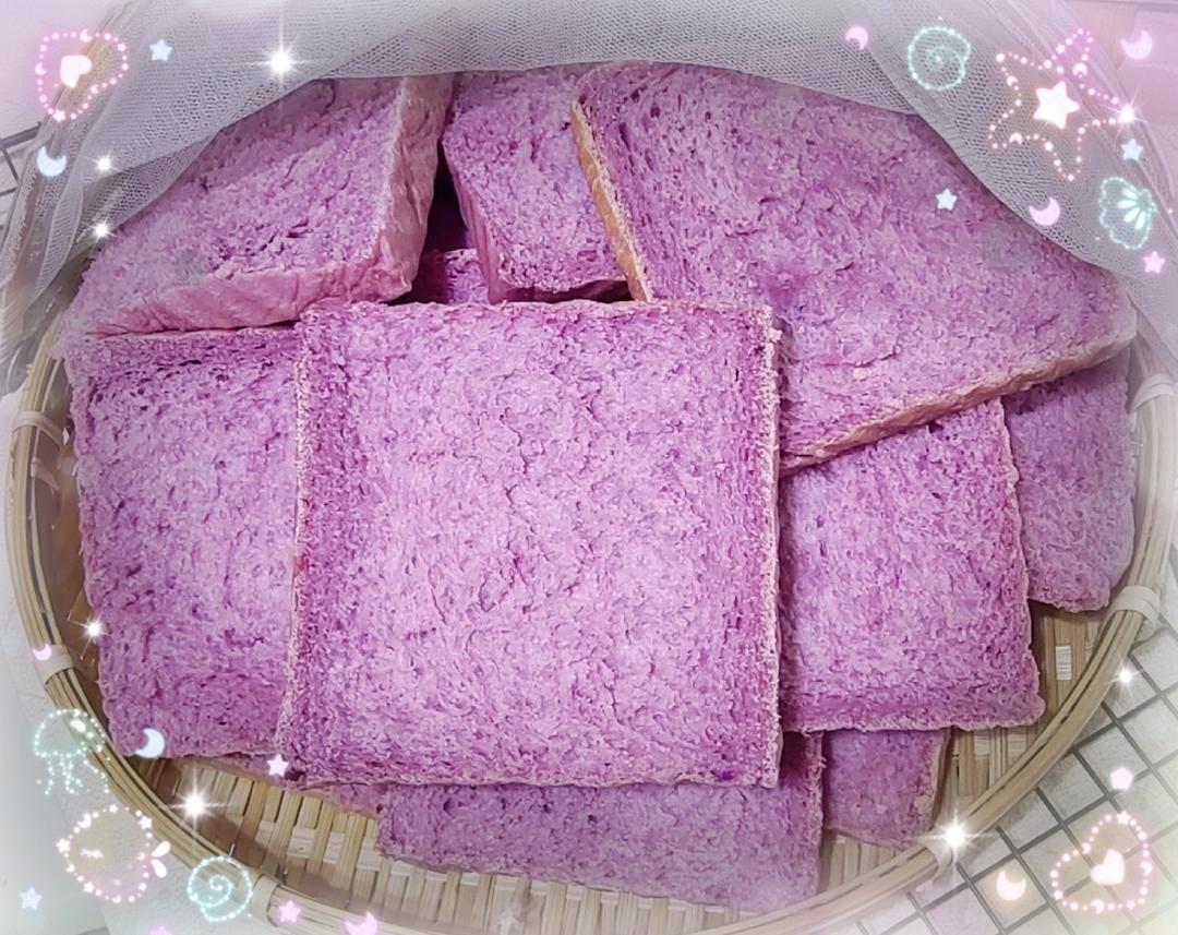 🍞💜超柔软奶香紫薯吐司（紫薯泥版）