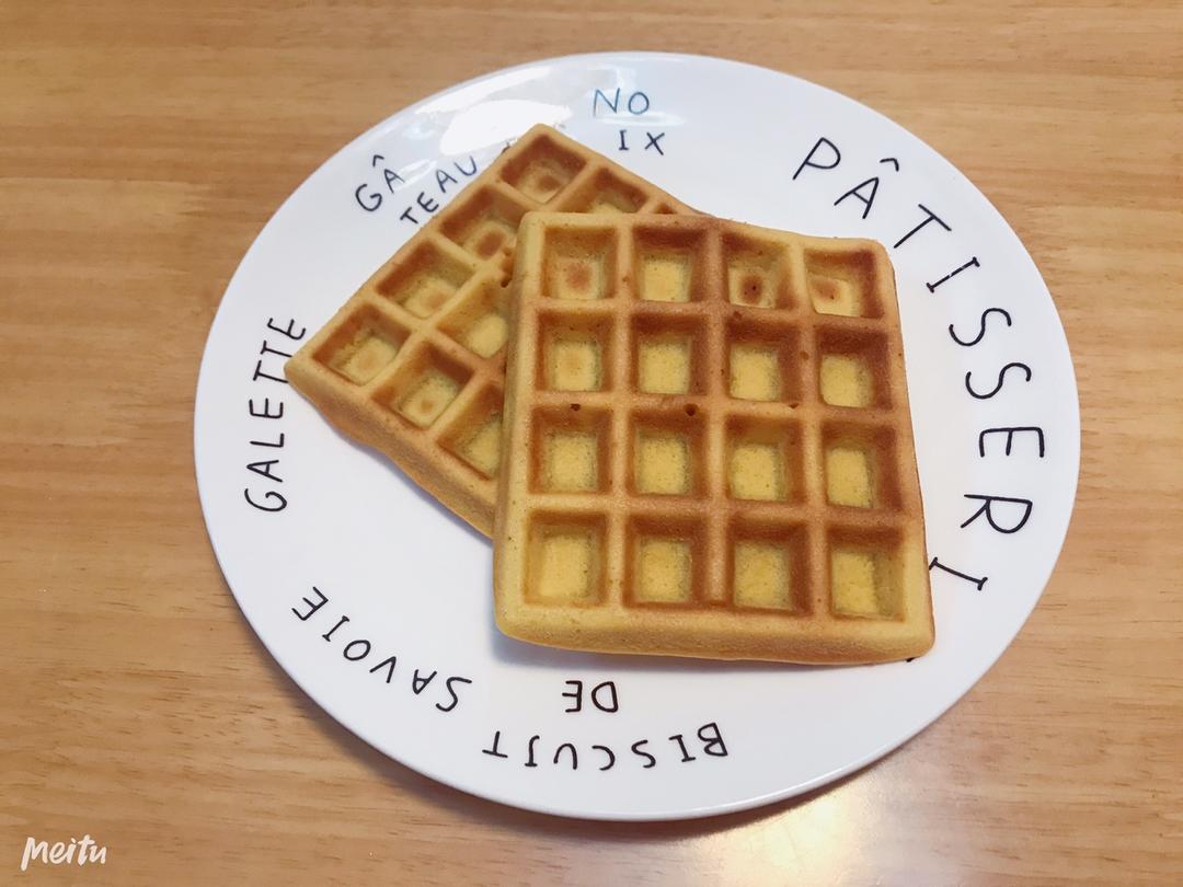 小朋友超爱的奶油格子松饼