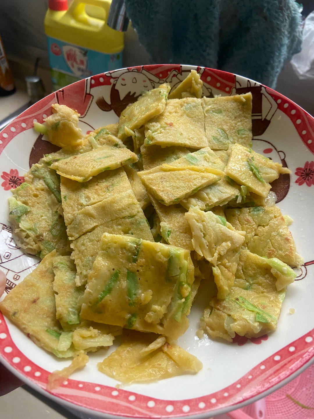 让宝宝爱上吃菜 摊西葫芦软饼（一岁以上婴幼儿辅食）西葫芦黑芝麻鸡蛋饼 煎鸡蛋面糊饼子