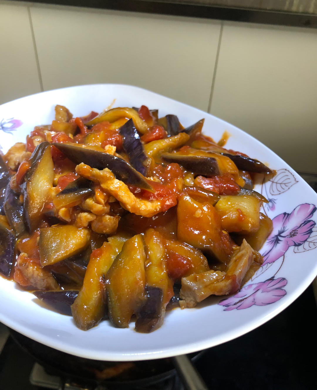 堂妈小厨——番茄烧茄子🍆