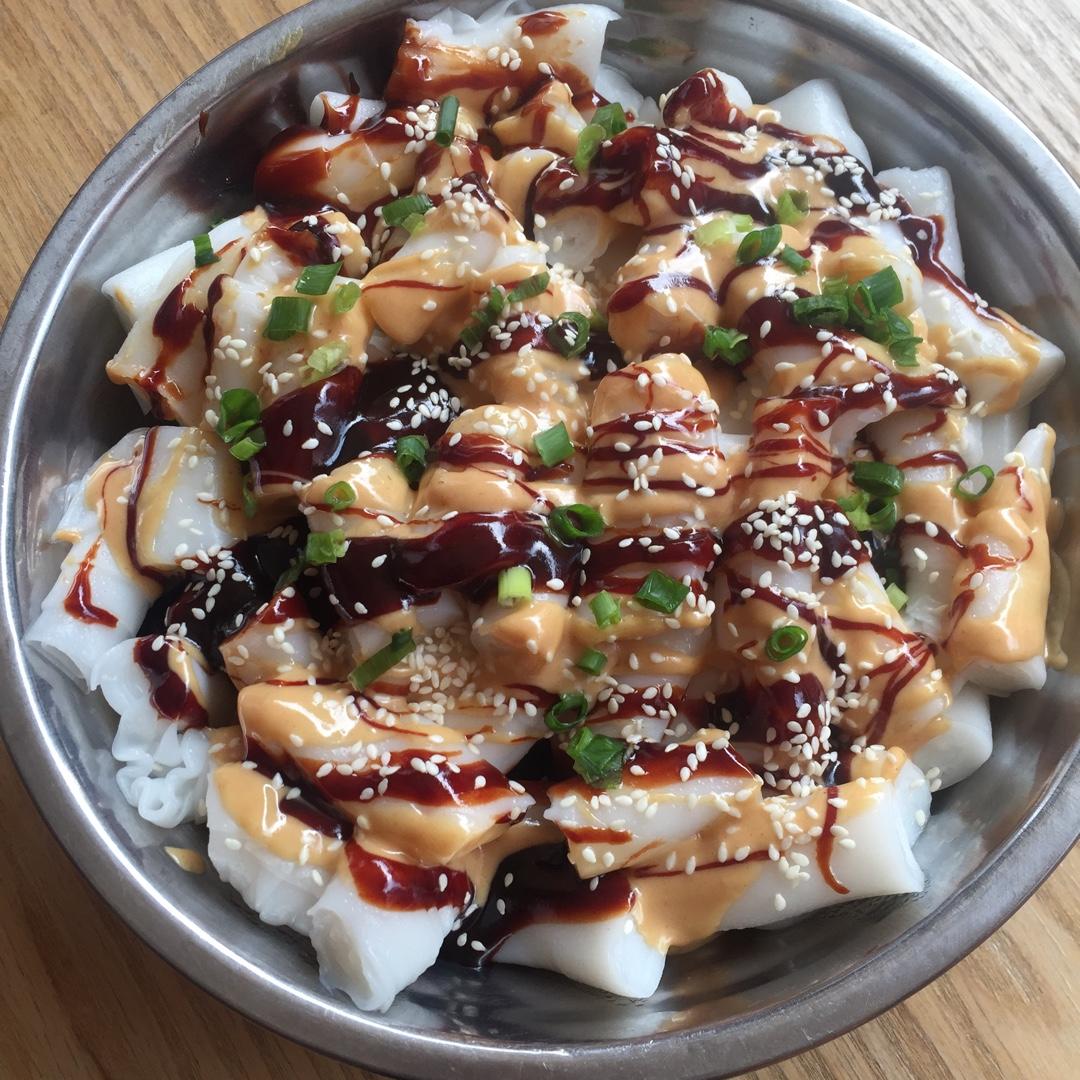 混酱蒸猪肠粉