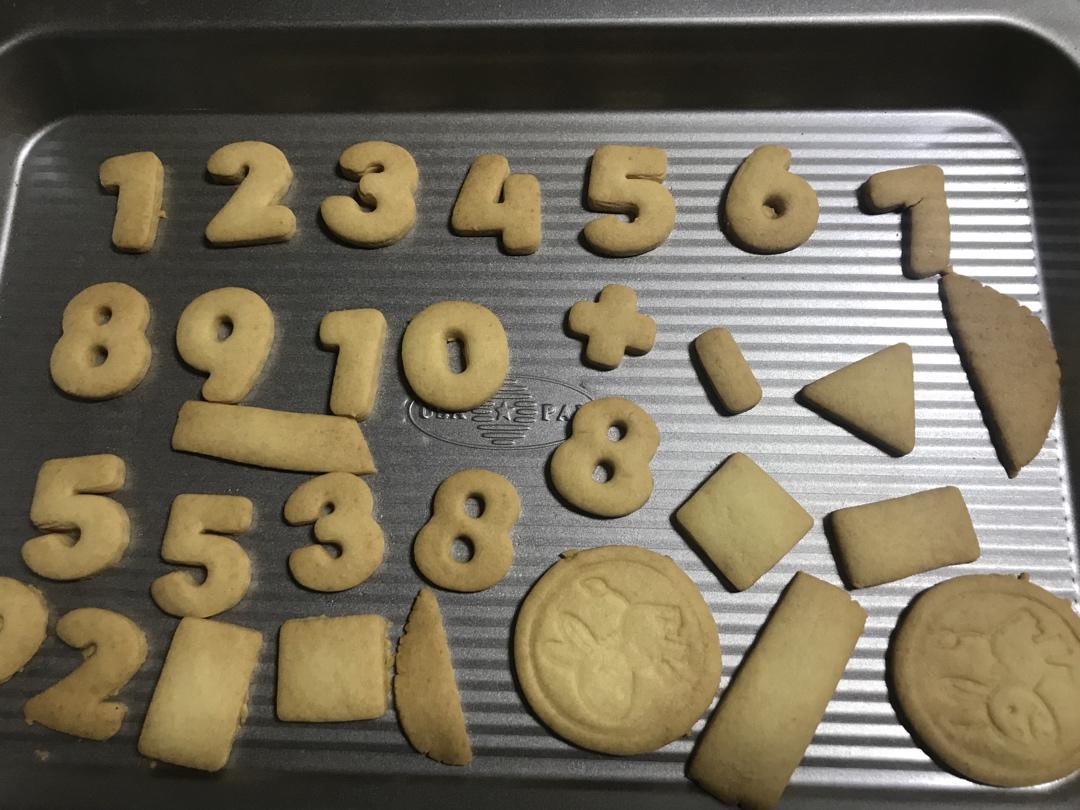 卡通黄油饼干