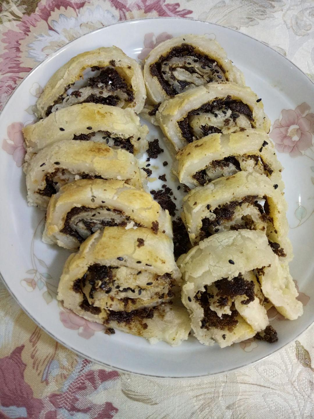 巴巴鱼做的古法红糖麻糍