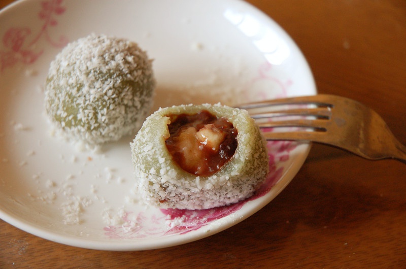 红豆抹茶糯米糍