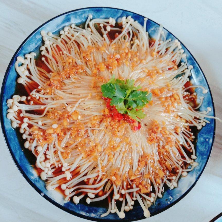 油泼金针菇