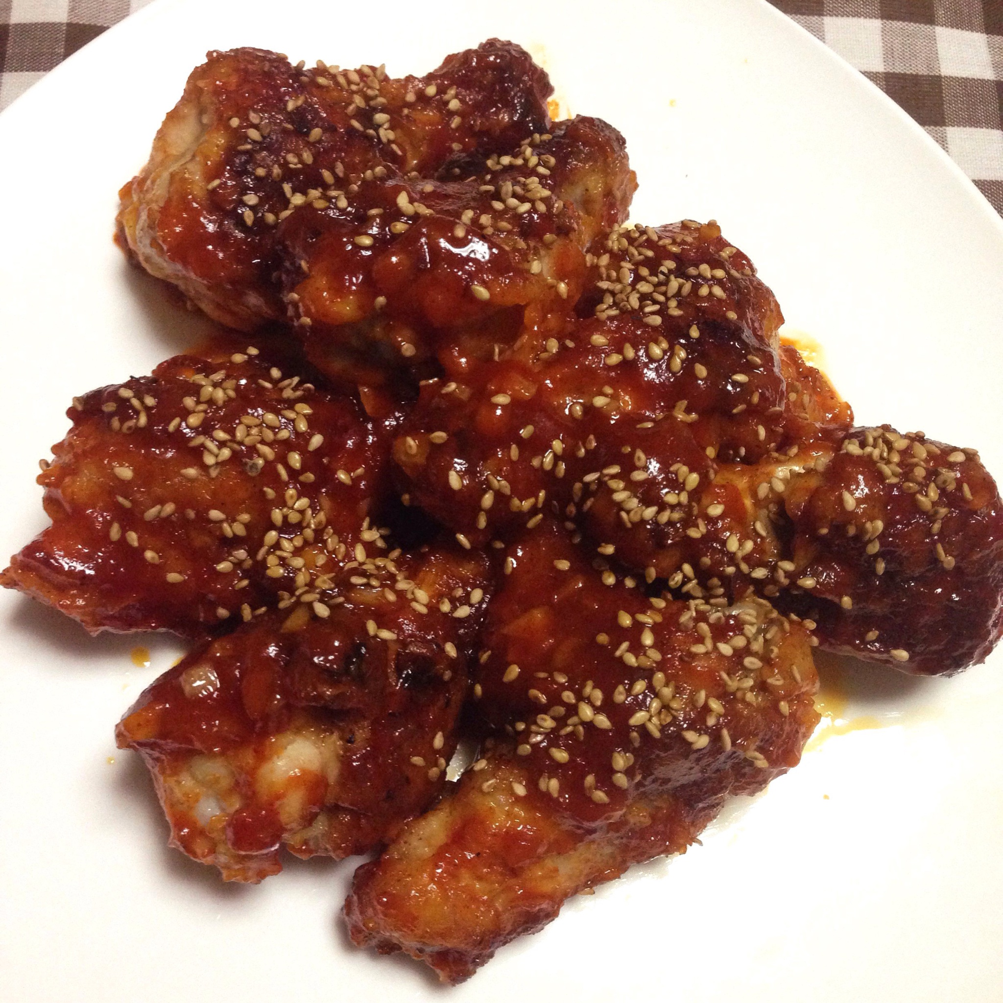 韩式炸鸡翅 Dakgangjeong