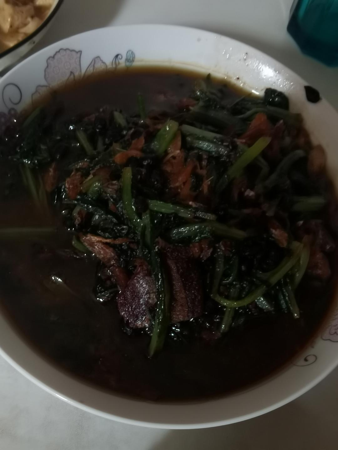 豆豉鲮鱼油麦菜