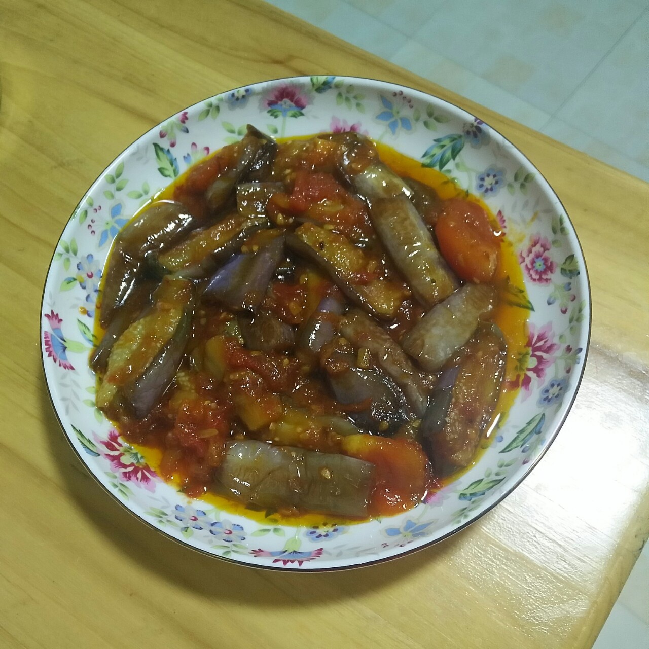 西红柿烧茄子