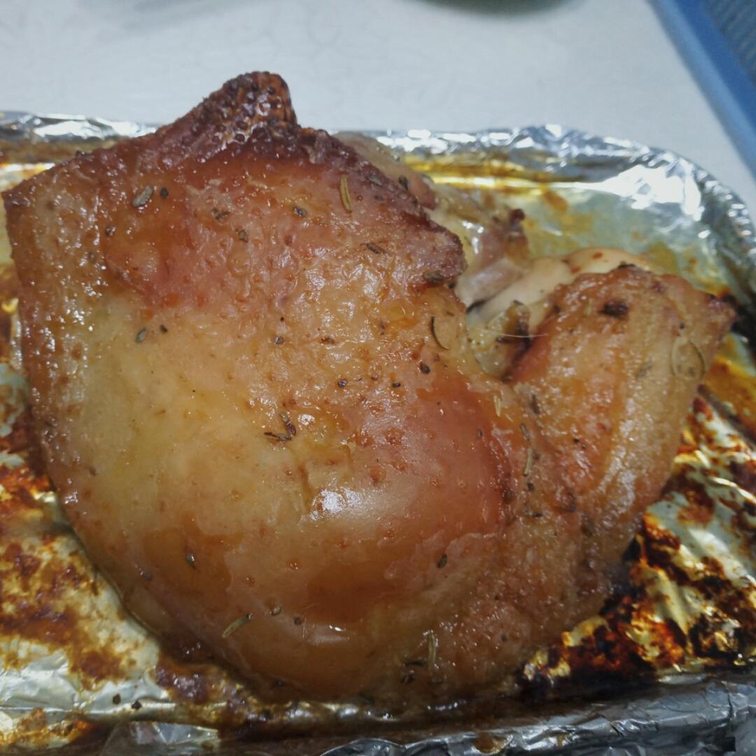 田螺姑娘超级简单不用腌制脆皮烤鸡