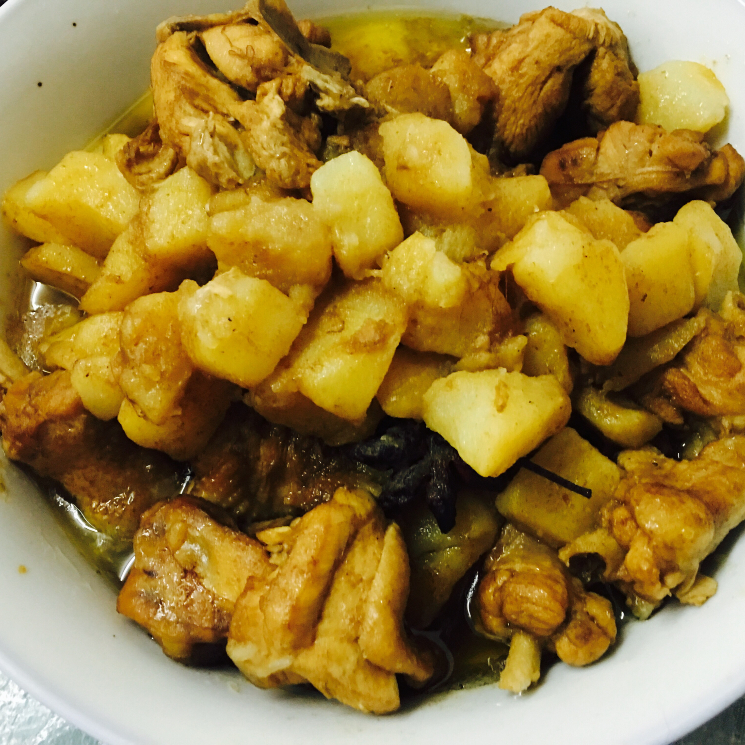 土豆烧鸡