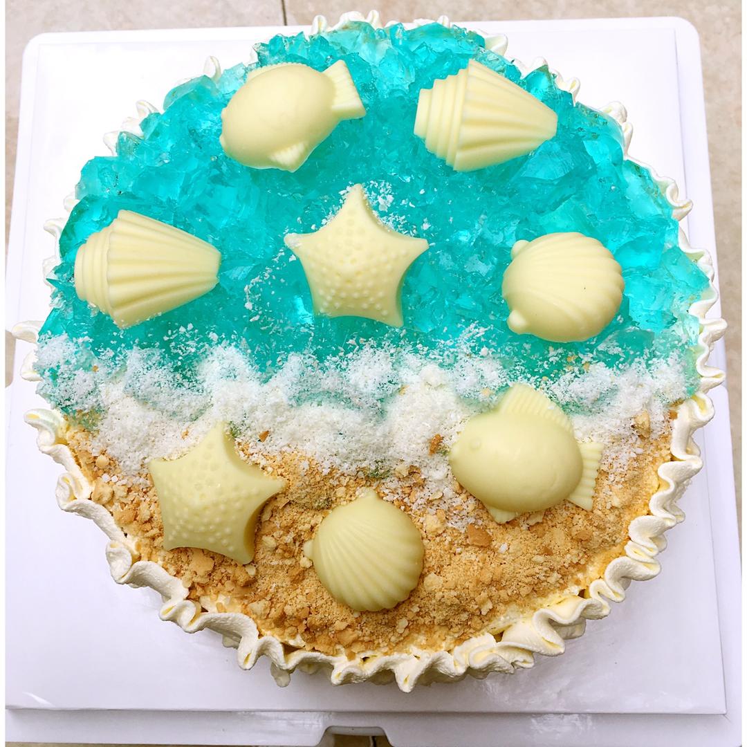 戚风版海洋蛋糕