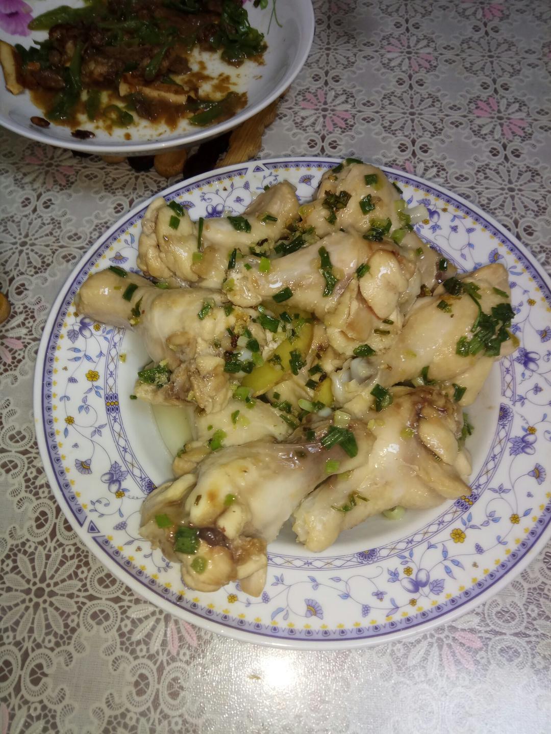 葱油鸡腿