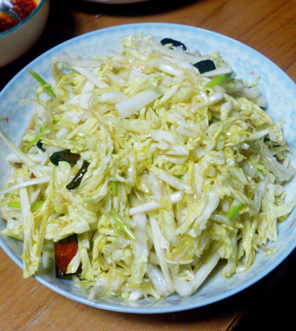 炝拌白菜芯