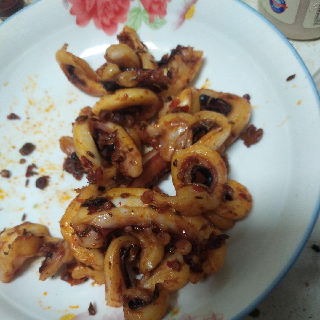 香辣鱿鱼须 赛过铁板的味道