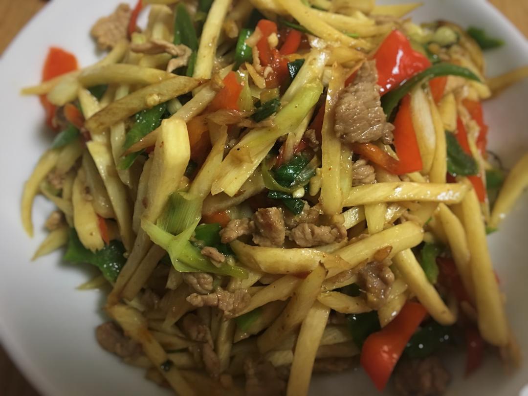 茭白肉丝