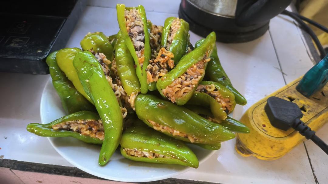销魂青椒酿肉【超级下饭】