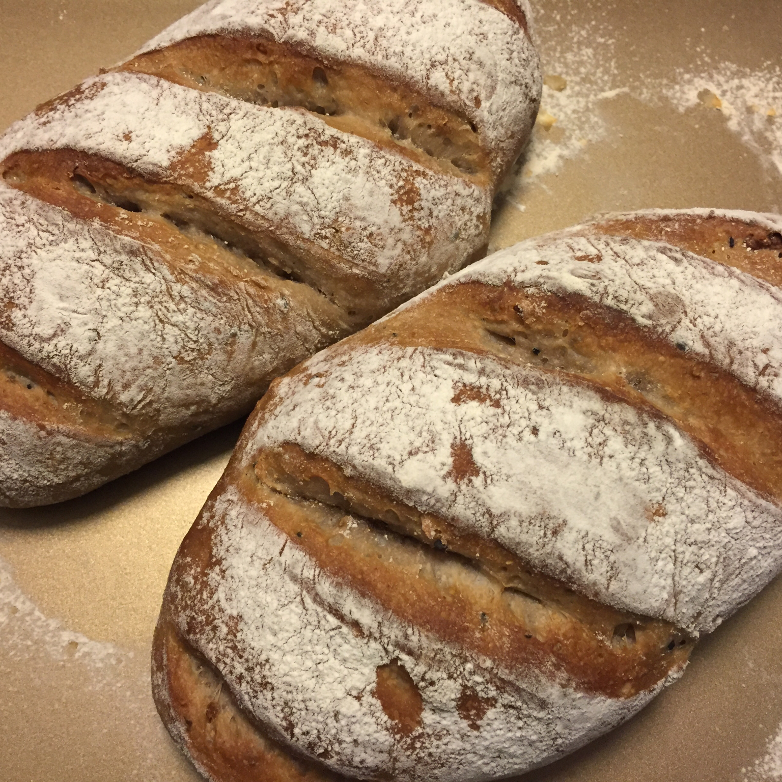 全麦核桃包～软欧包