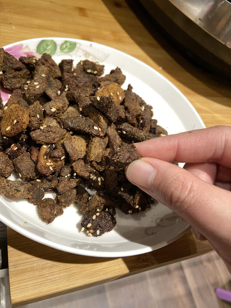 空气炸锅烤牛肉干