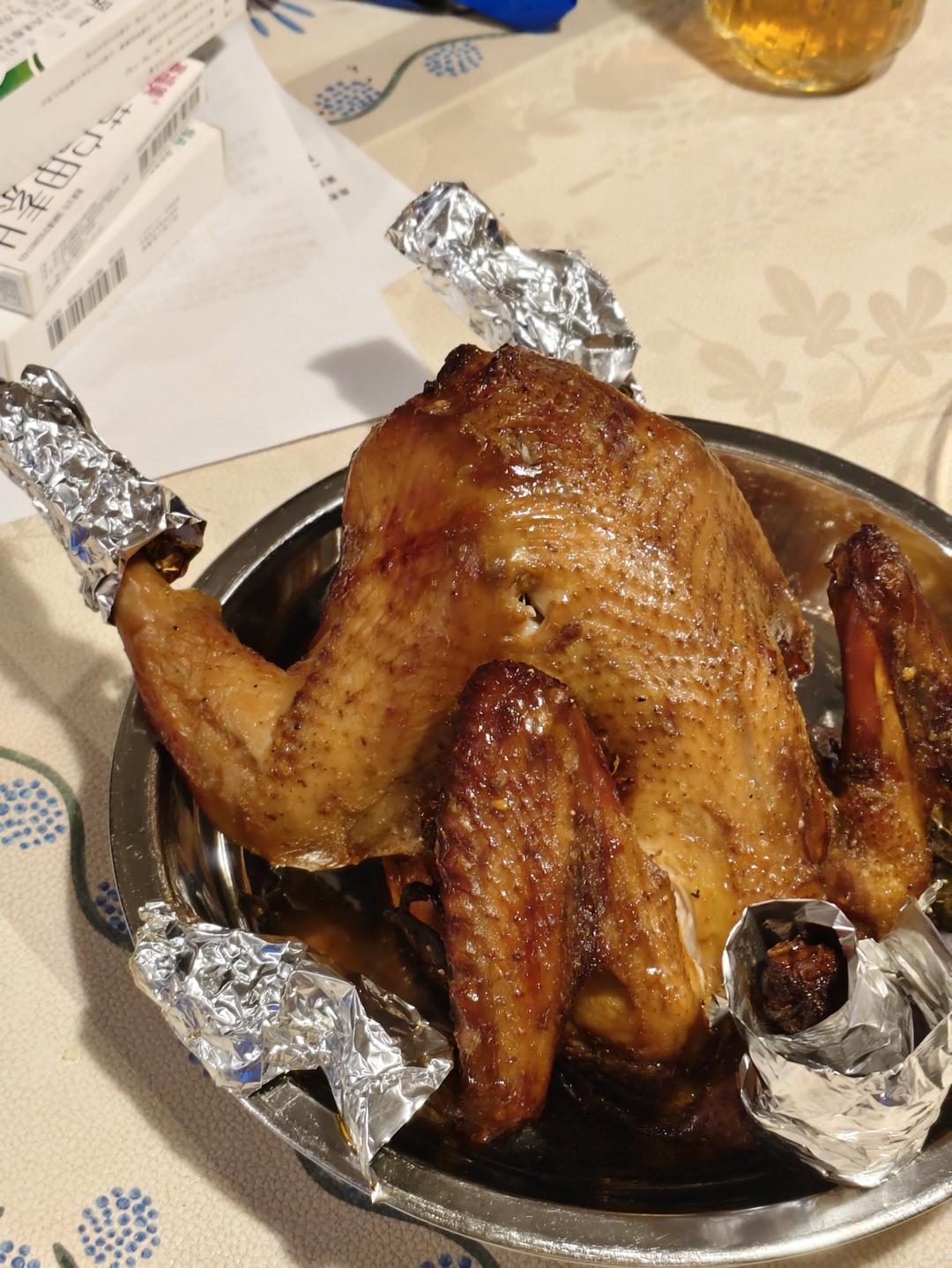 袋袋烤鸡--自制腌料+脆皮秘籍