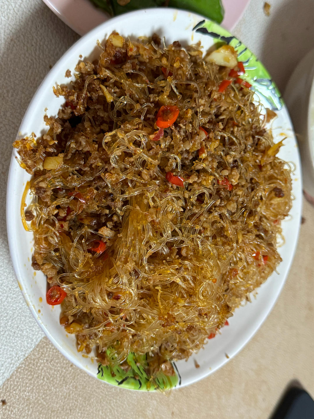肉末粉丝煲（蚂蚁上树，干捞粉丝煲）
