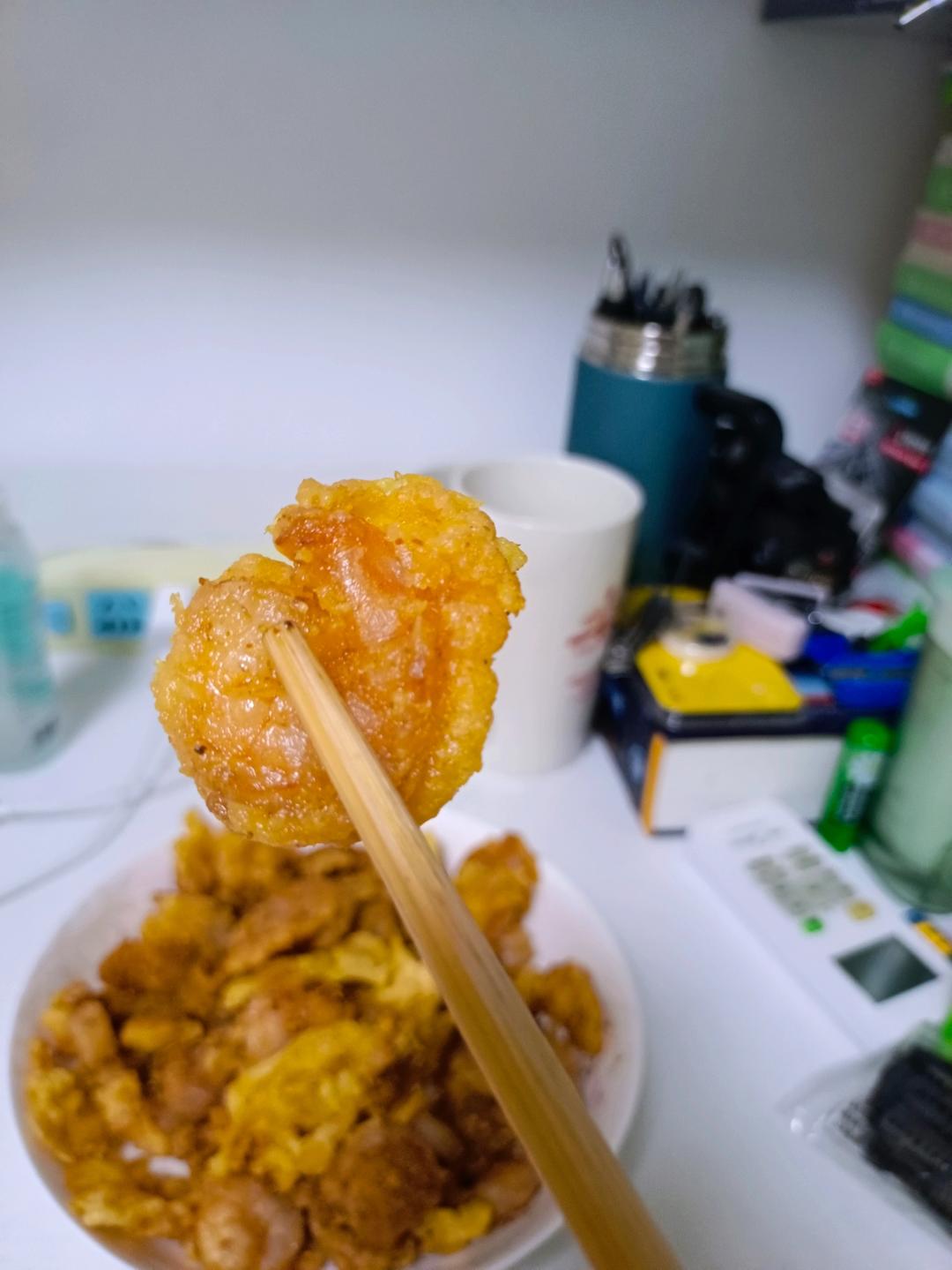 椒盐软炸虾仁～孩子们爱吃的营养美味