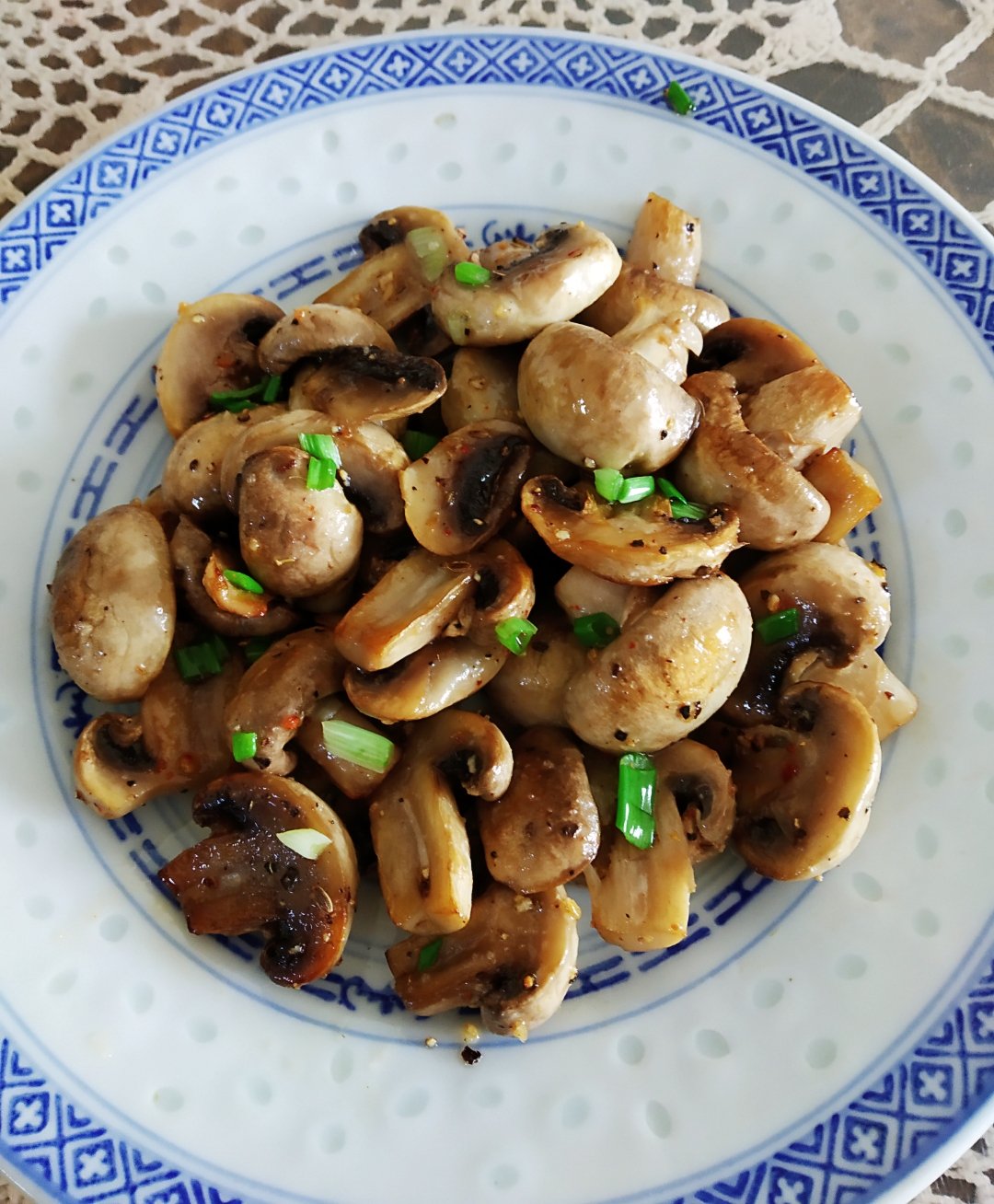 香煎小蘑菇（快手菜）
