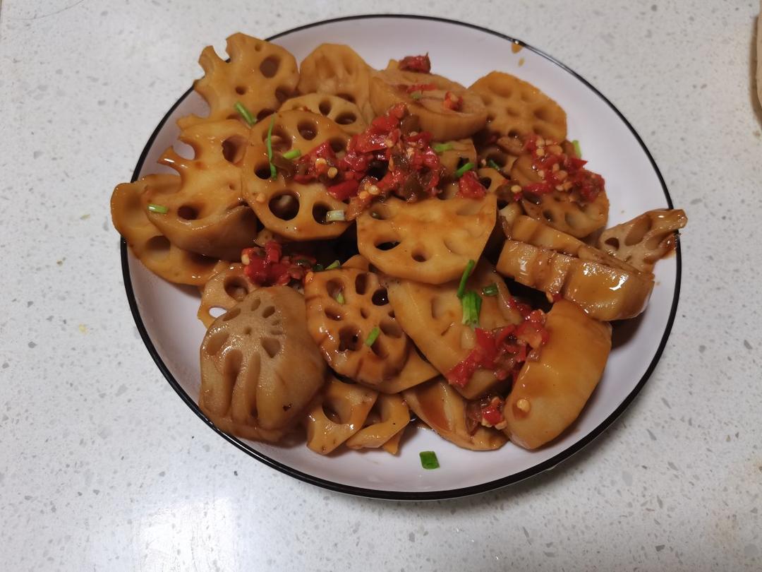 减脂必吃的糖醋藕片