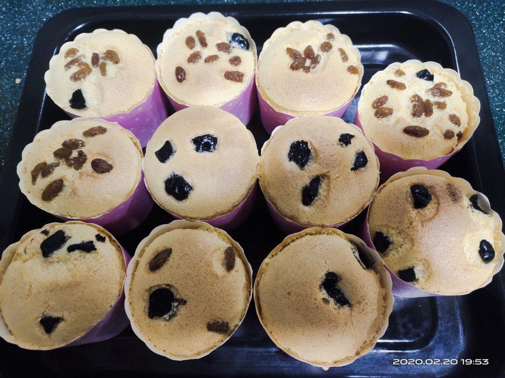 纸杯蛋糕 8寸戚风蛋糕的量