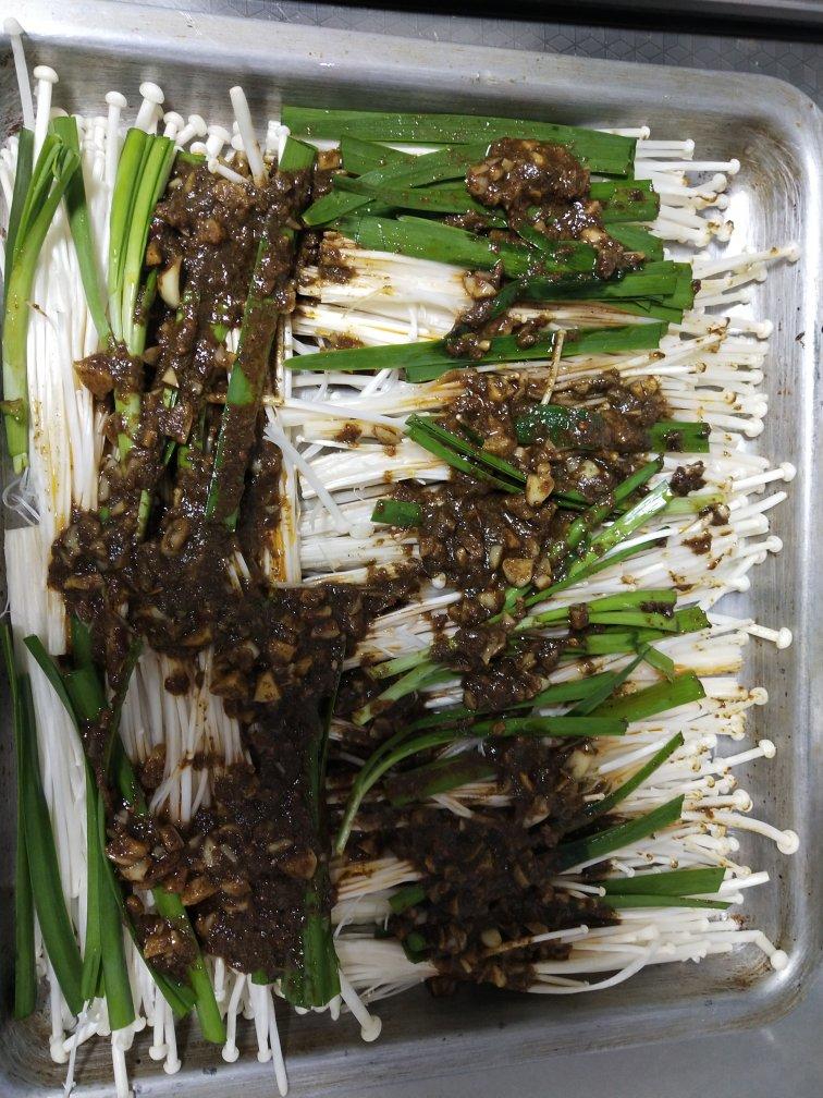 烤箱烤金针菇