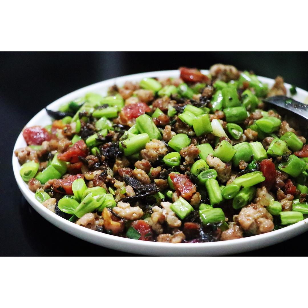 榄菜肉碎四季豆（独家秘方哦）