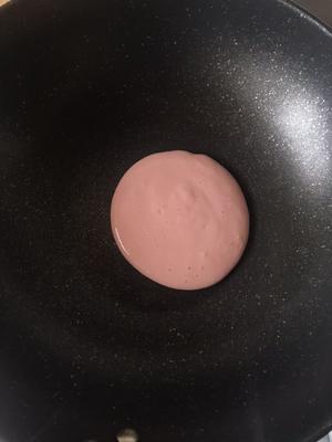 粉红少女心蛋白粉松饼🥞的做法 步骤2