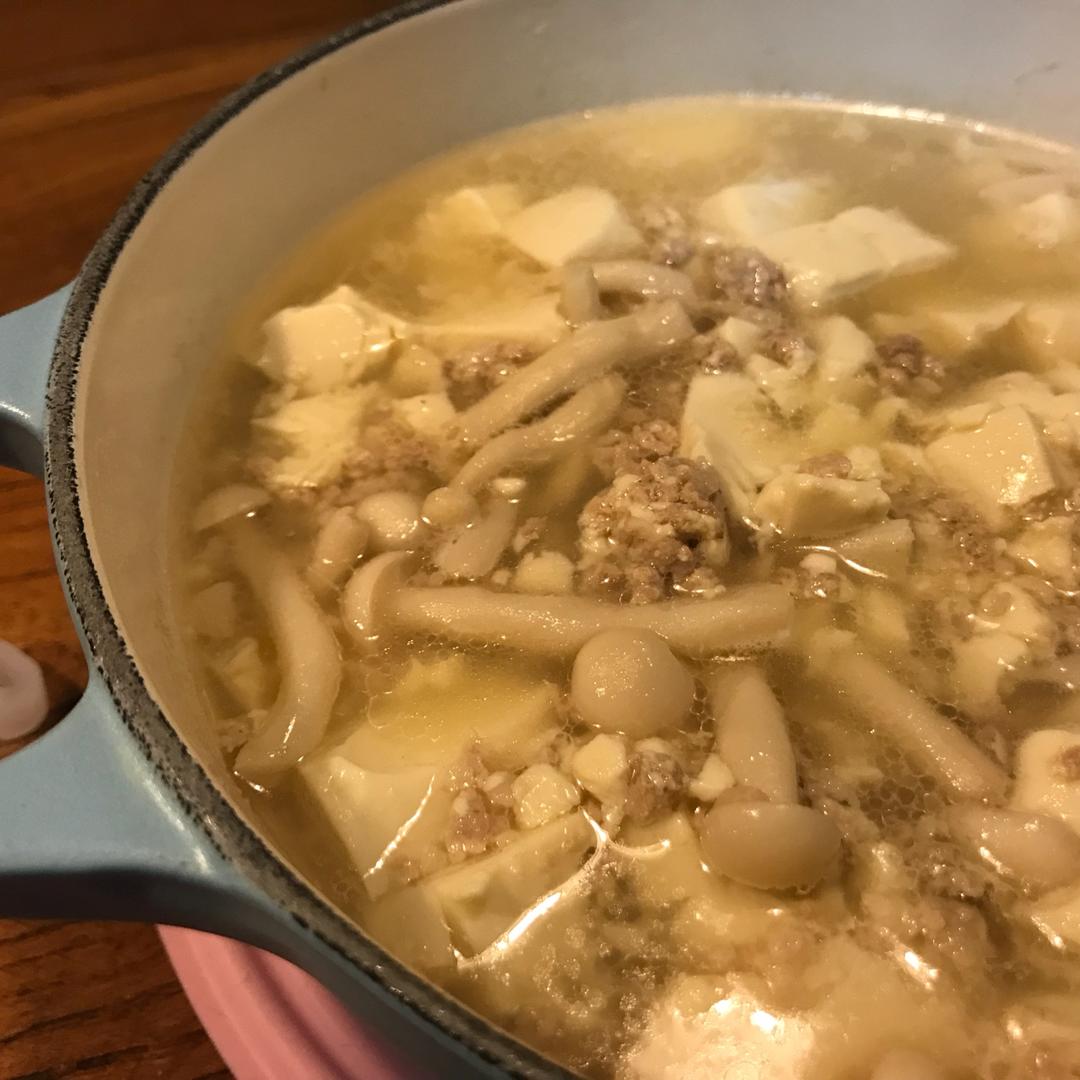 肉糜豆腐煲
