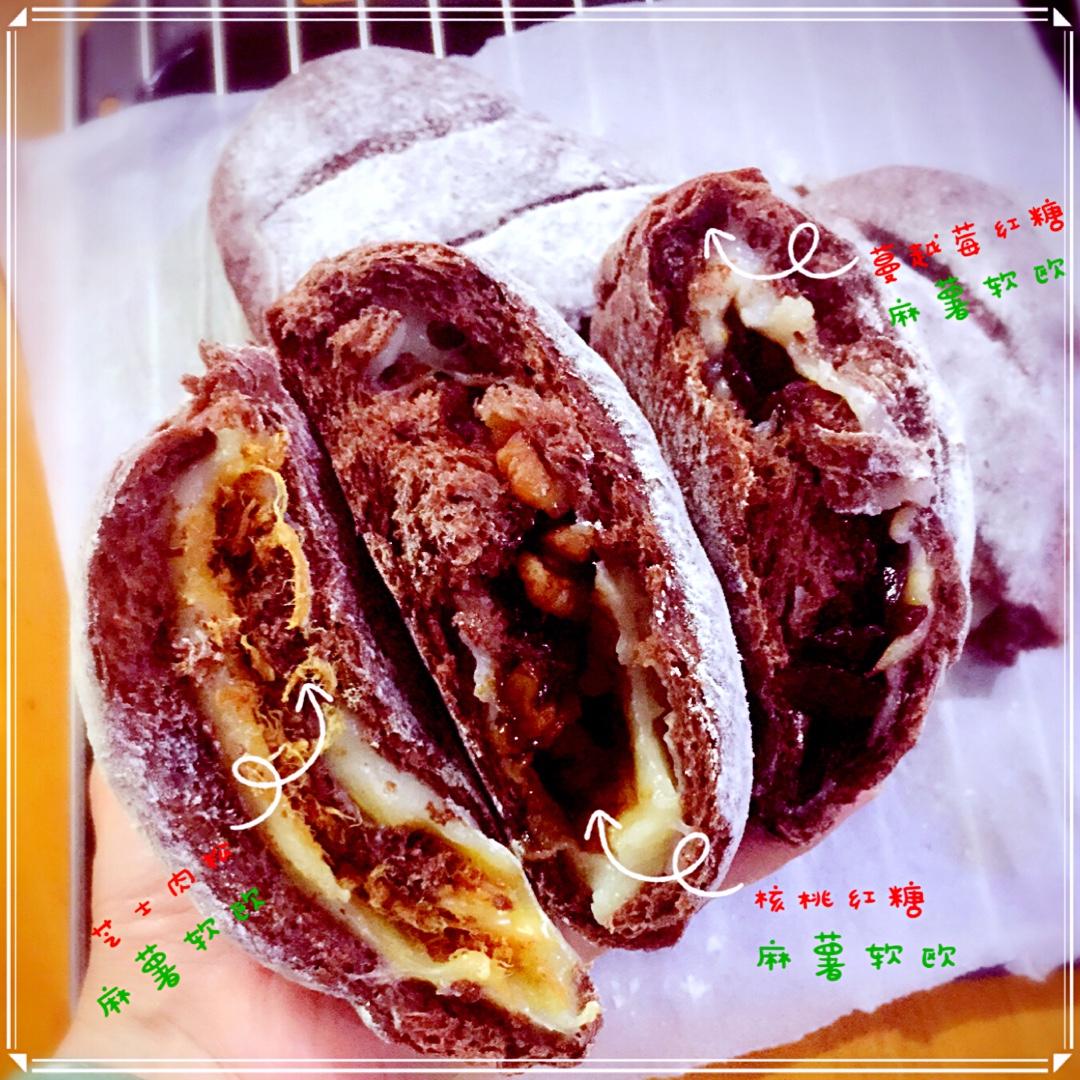 可可麻薯软欧