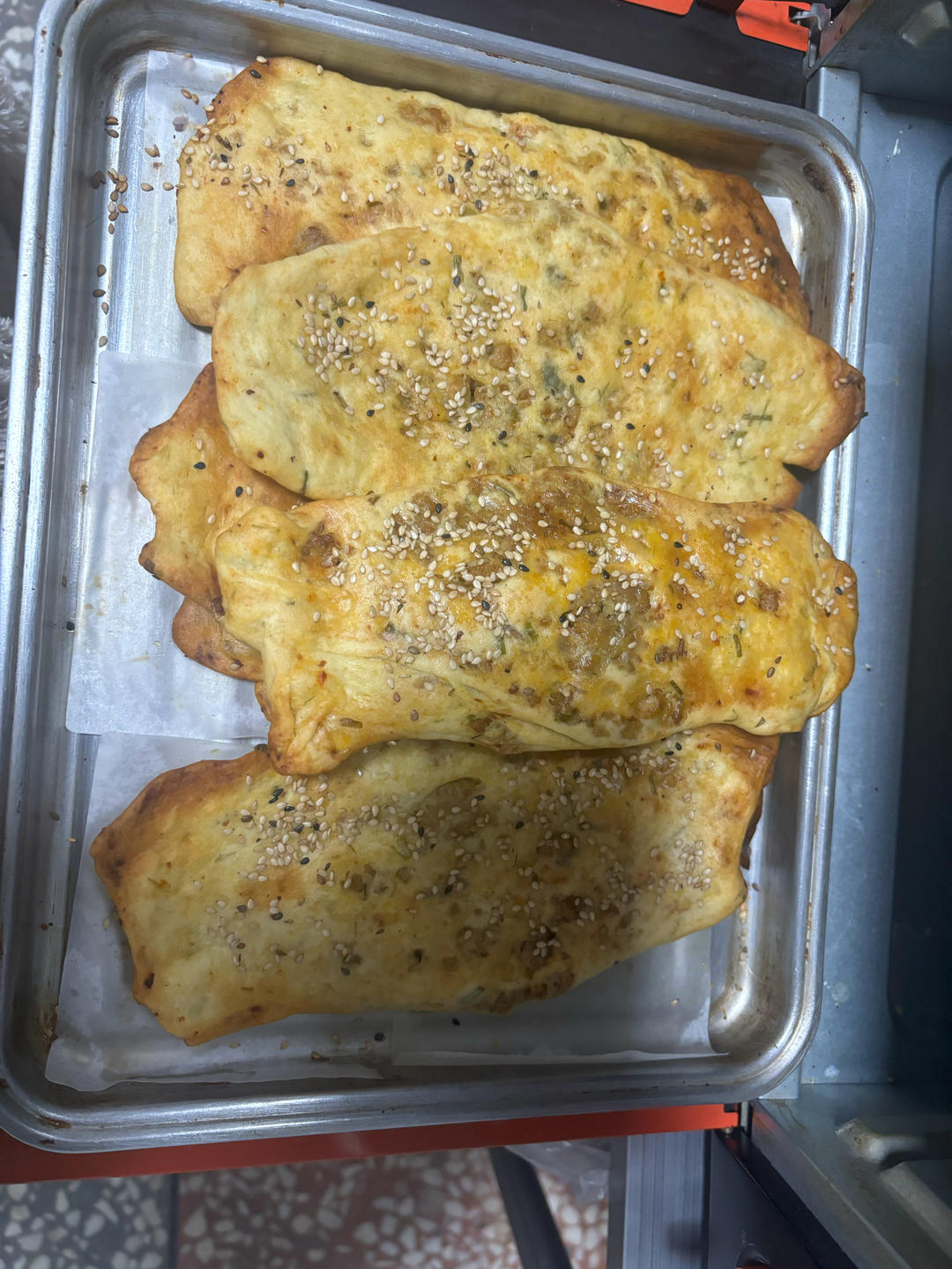 烤箱版鲜肉锅盔