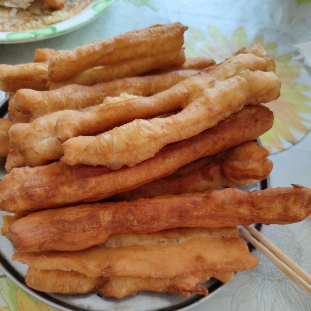 健康油条～没有一滴水，没有泡打粉没有……