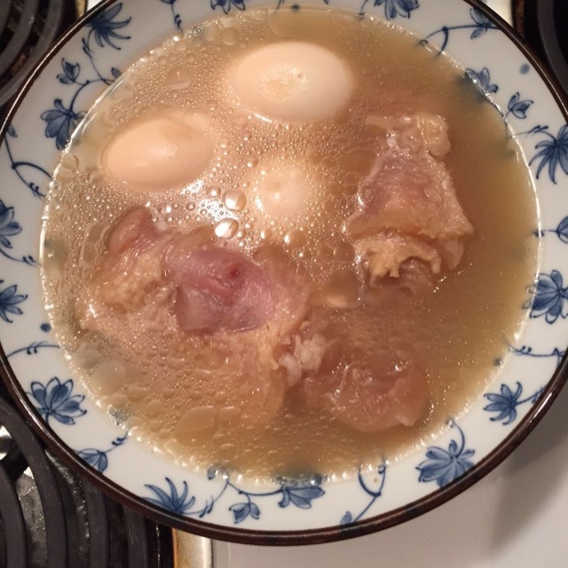 萝卜炖牛筋加蛋