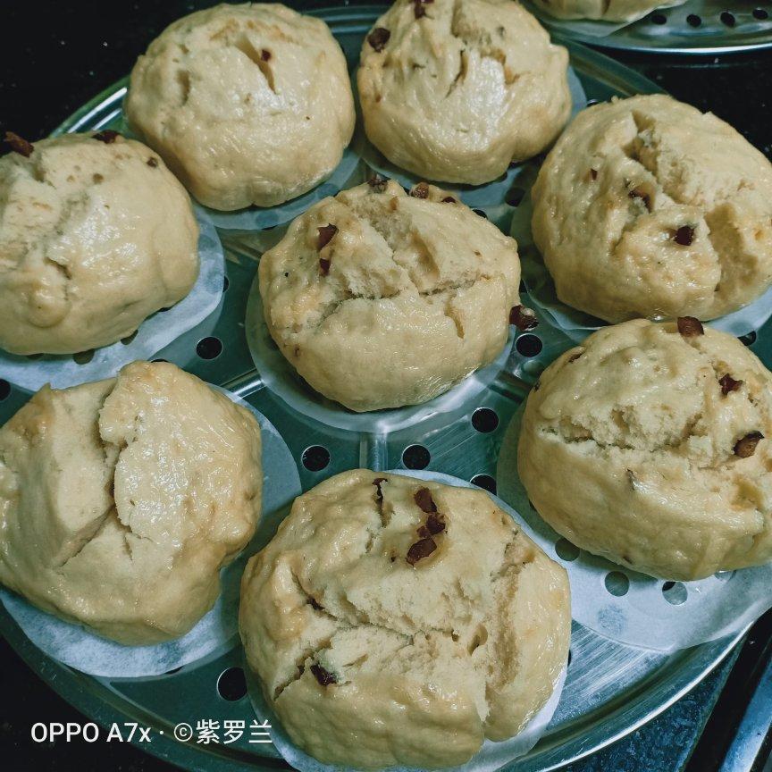 一次发酵红枣开花馒头