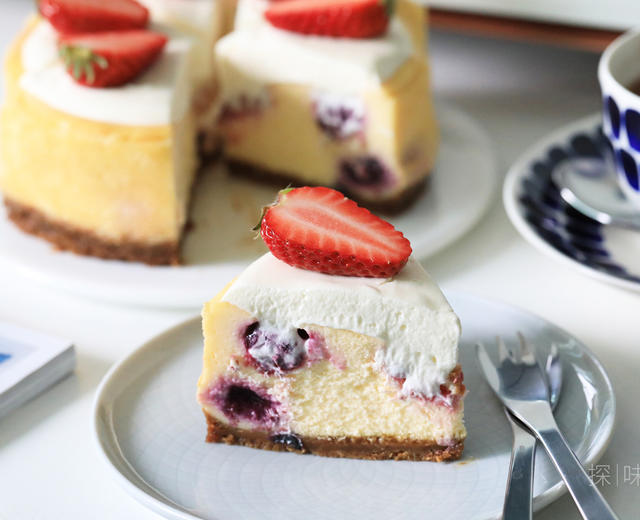 柠檬杂莓芝士蛋糕的做法