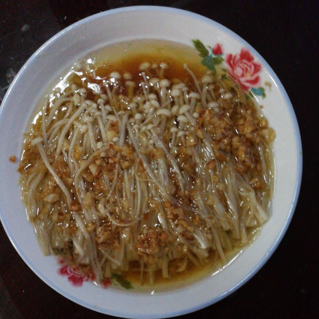 蒜蓉蒸金针菇