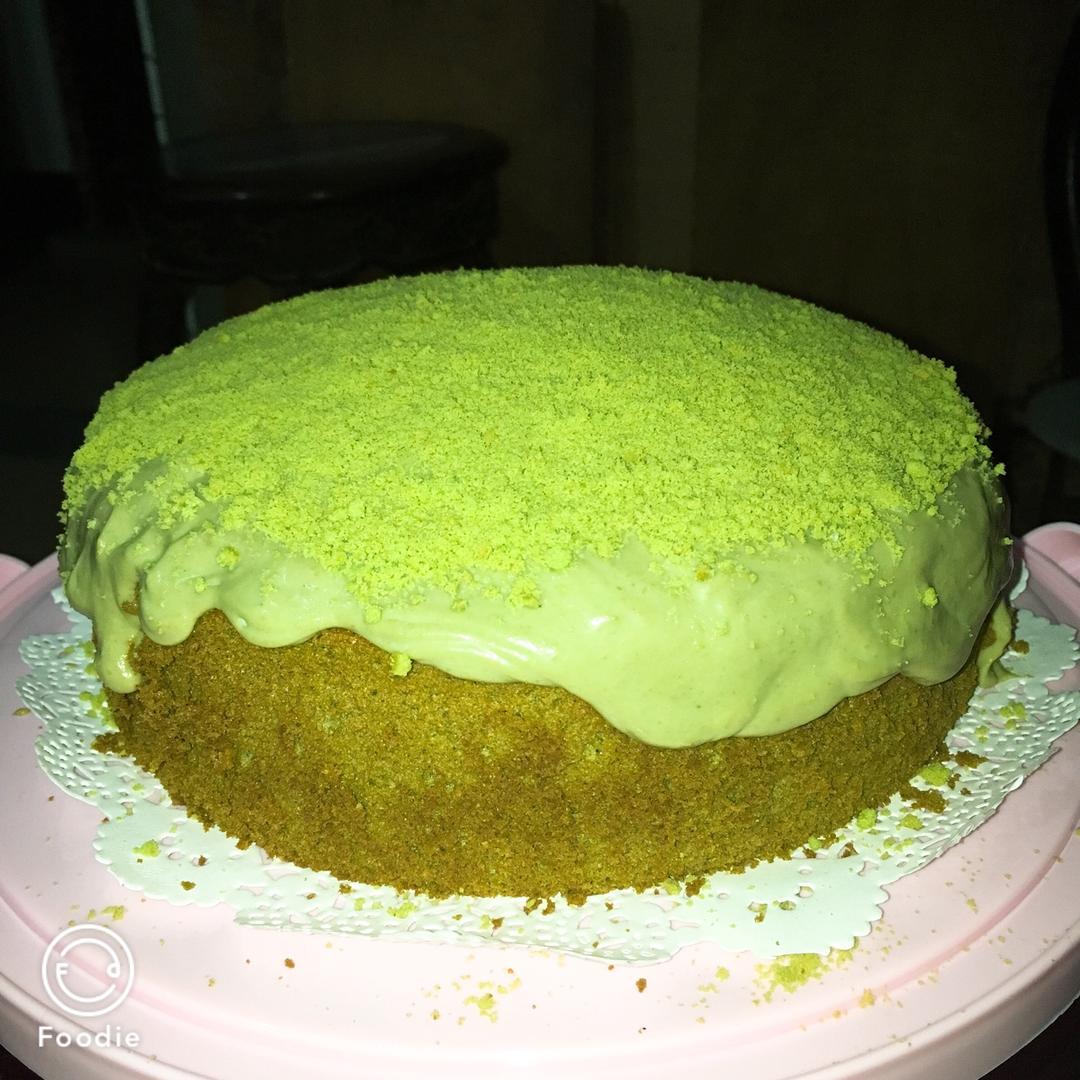 抹茶雪崩爆浆蛋糕