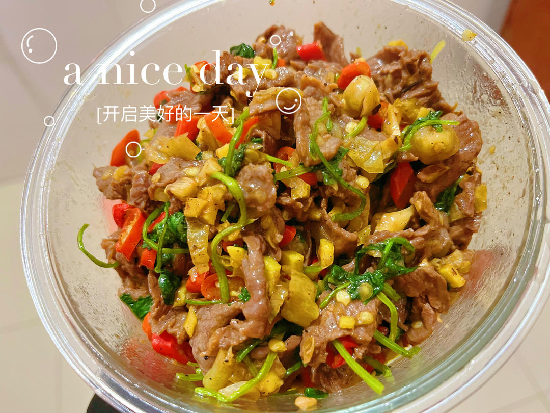 小炒黄牛肉，肉嫩味香！太好吃了简直是米饭杀手！