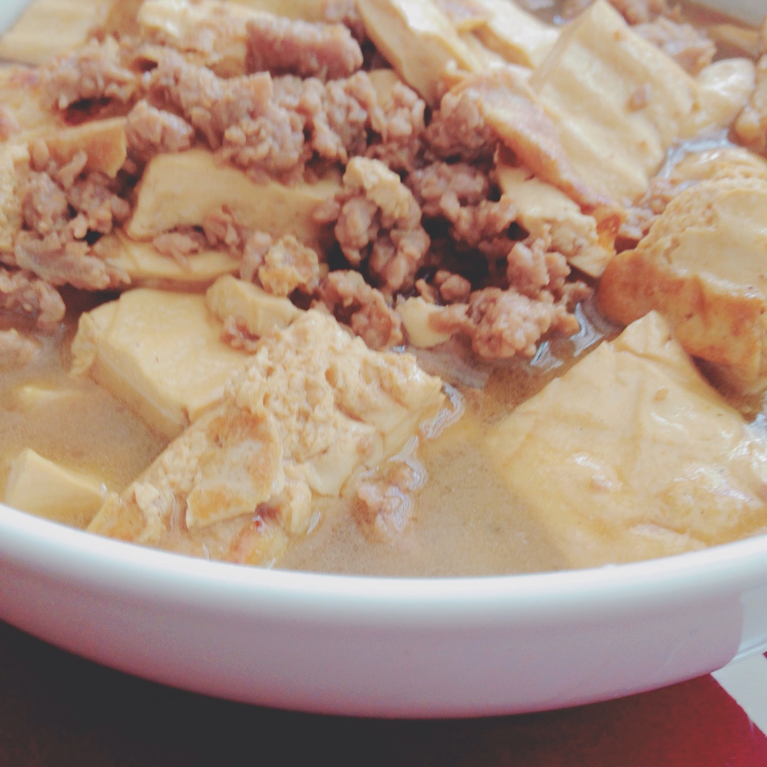 肉末豆腐~无敌下饭菜