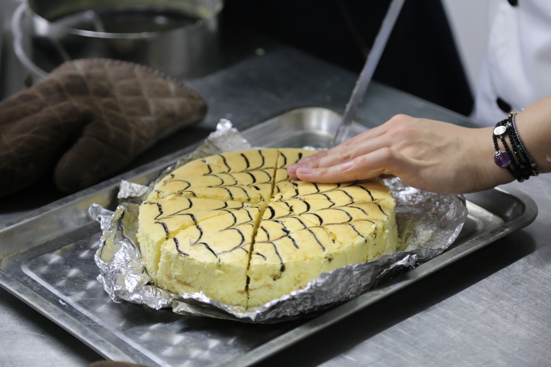大理石乳酪熟蛋糕的做法